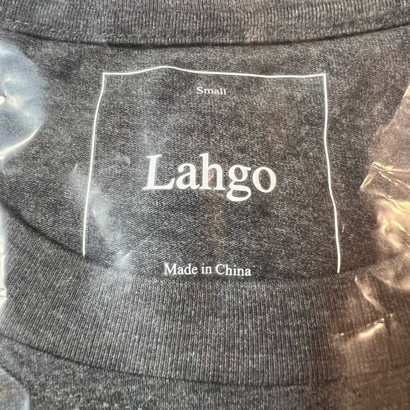 LUNYA LAHGO Restore Long Sleeve Henley Charcoal Pocket Lounge Sleep Small NEW - Picture 8 of 9